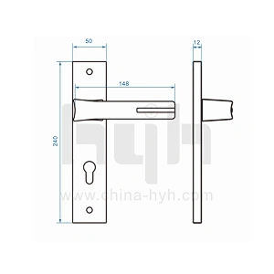 China Manufacturer Zinc Alloy Security Door Lock