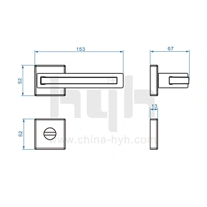 Durable High Quality Mortise Zinc Door Lock For Apartment From China hyh Factory