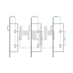 hyh aluminum alloy door lock
