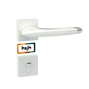 hyh Zinc Alloy Heat Resistant Metal Door Handle,Inner Door Handles Lever Brushed Nickel Privacy Dummy Door Handle