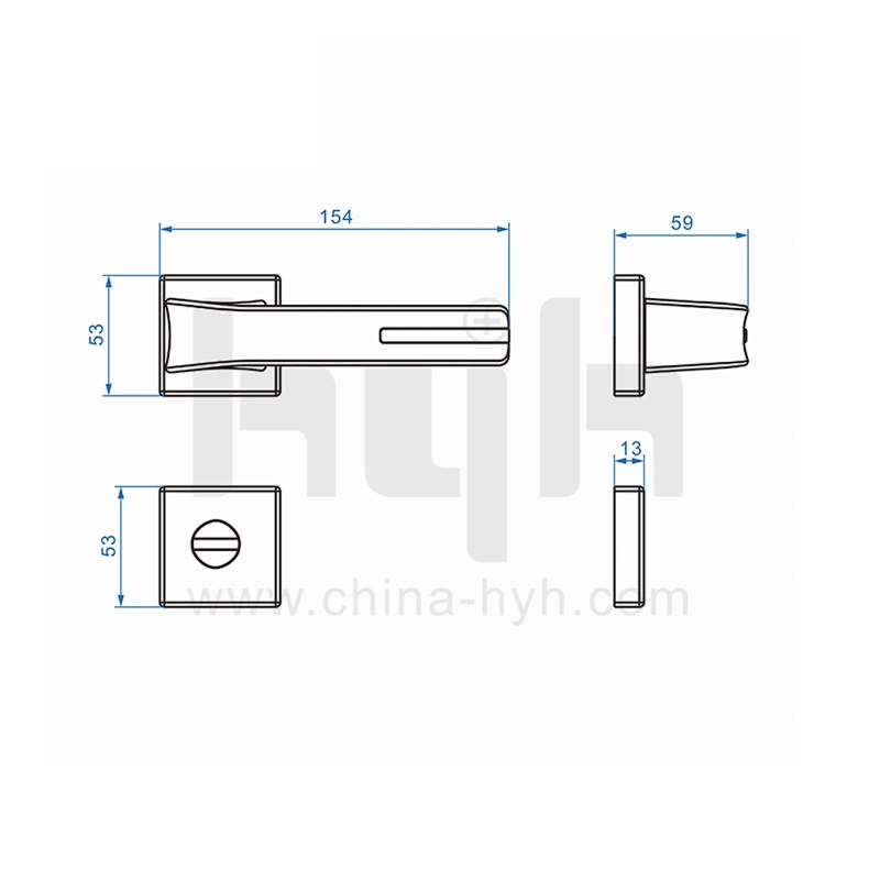 Zinc Alloy Die Casting Advanced Security Door Lock