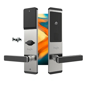 hyh hotel door lock with handle and card access