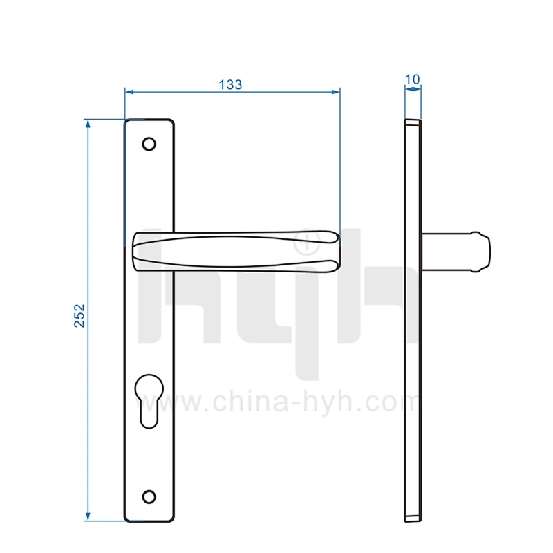 hyh Classical Zinc Alloy Door Handle