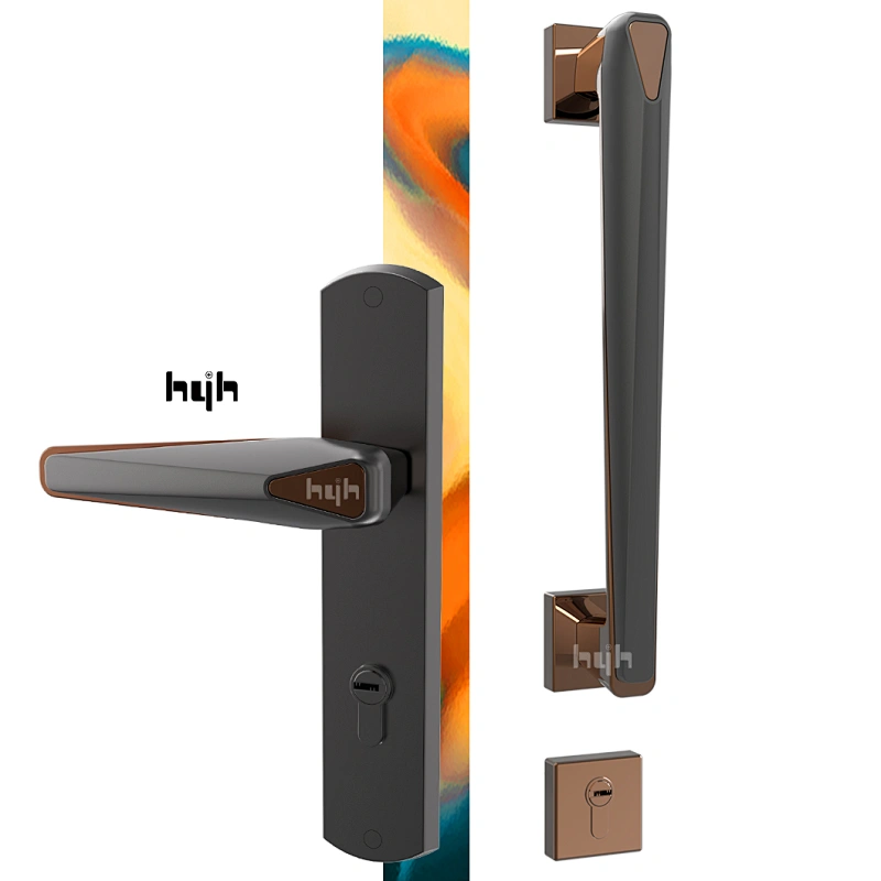 New Italy Style Zamak Double Open Glass Door Sliding Door Pull Handles
