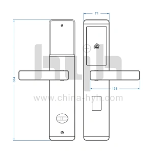 hyh Hotel Key Card Security Door Lock