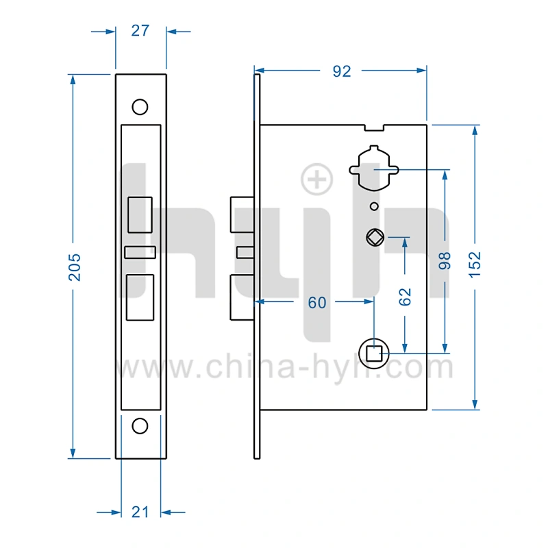 hyh digital password unlock door lock for hotel