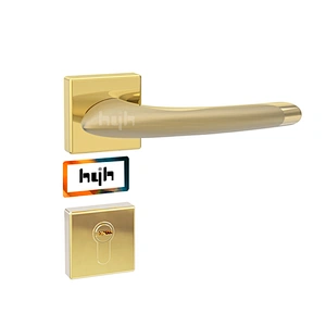 hyh Zinc Alloy Heat Resistant Metal Door Handle,Inner Door Handles Lever Brushed Nickel Privacy Dummy Door Handle