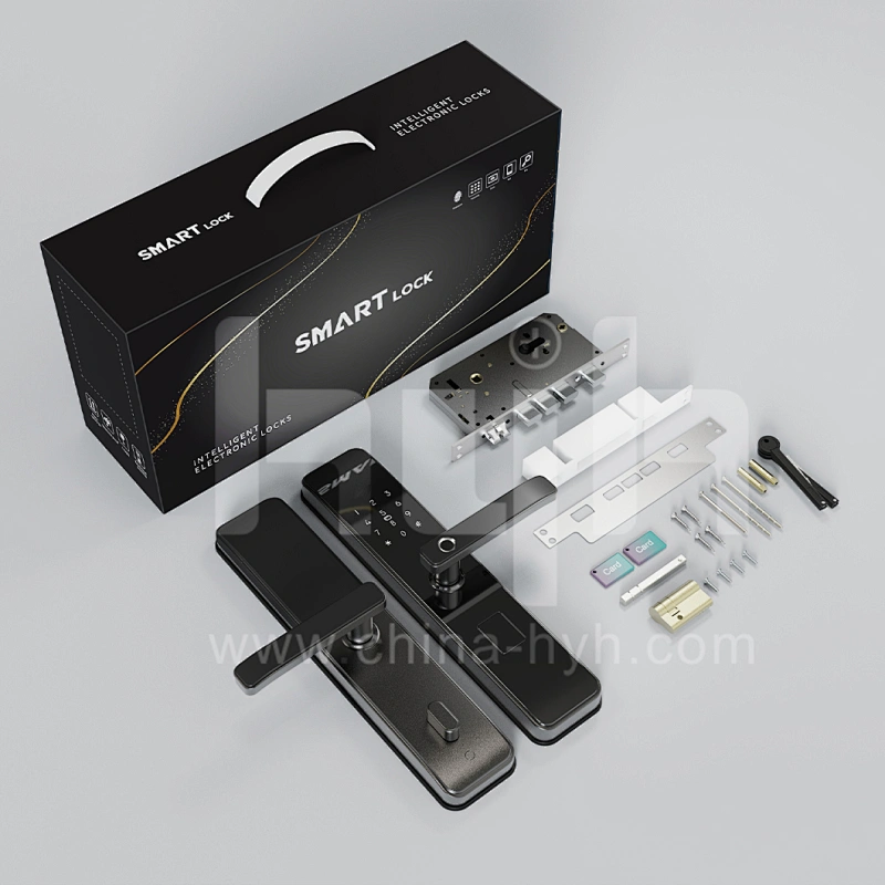 hyh smart door lock with fingerprint access