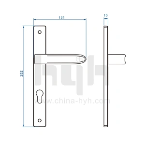hyh Square Chrome Handle