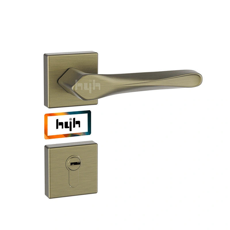 Wooden Mortise Door Handle With Key Lock ,Double Sides Wood Door Lock Price Entrance Door Lock Set