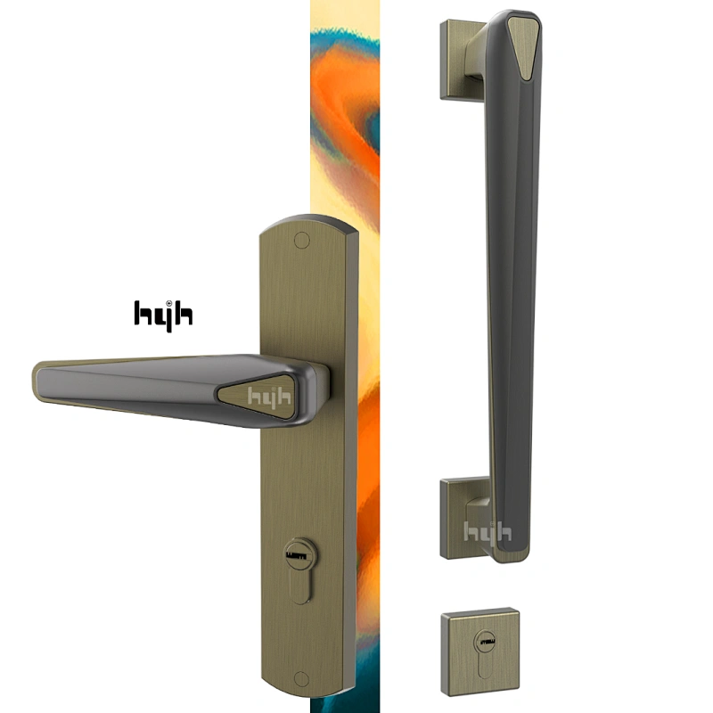 New Italy Style Zamak Double Open Glass Door Sliding Door Pull Handles