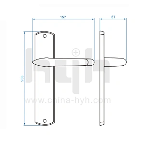 Royal Quality Heavy Duty Luxury Zinc Alloy Bathroom Door Safety Locks For Wooden Door