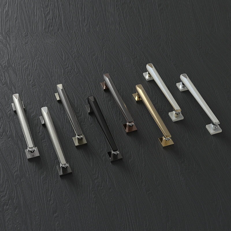 New Italy Style Zamak Double Open Glass Door Sliding Door Pull Handles