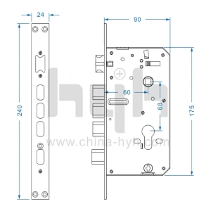 hyh TTLock app control smart door lock
