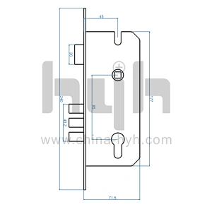 Fancy Design Zinc Commercial Door Pull Handles For Villa Main Door