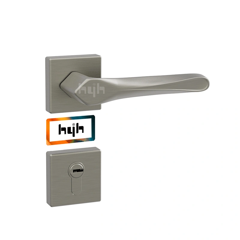 Wooden Mortise Door Handle With Key Lock ,Double Sides Wood Door Lock Price Entrance Door Lock Set