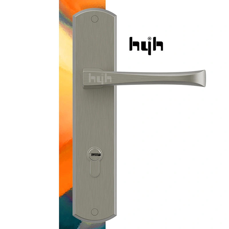 Special Gate Satin Nickel Finish Plate Door Lock