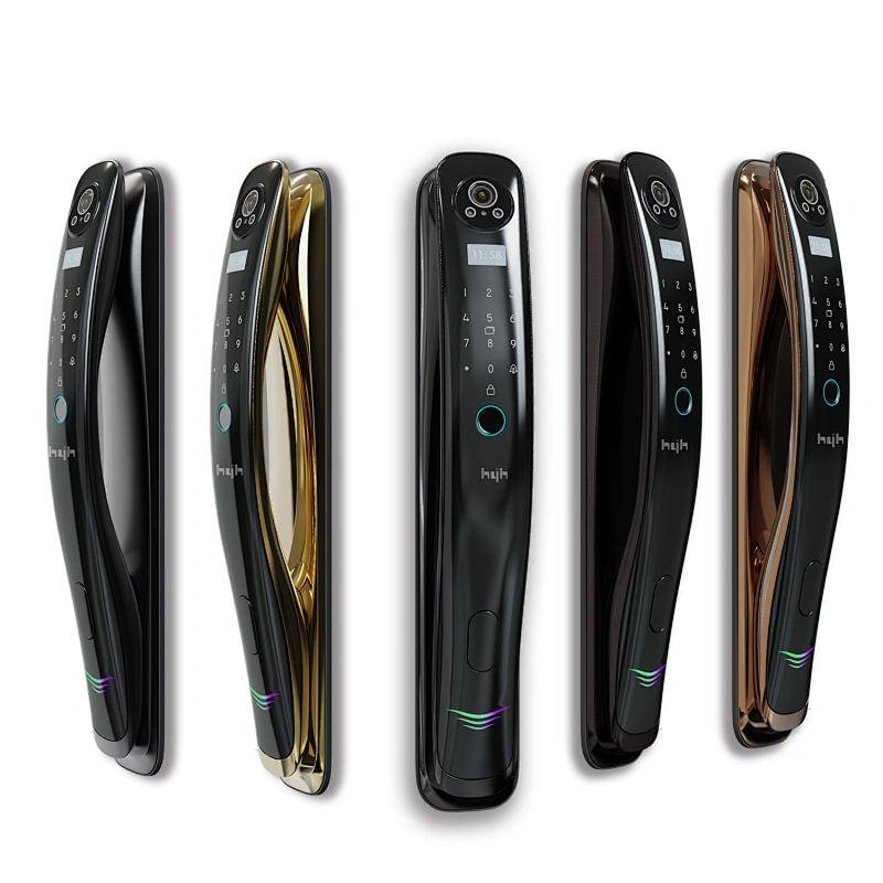 hyh aluminum alloy 3D face recognition smart door lock