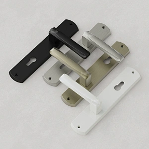 hyh Entrance Rose Italian Zinc Mortise Door Handle
