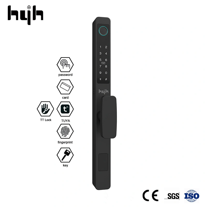 hyh narrow keypad zinc alloy smart door lock