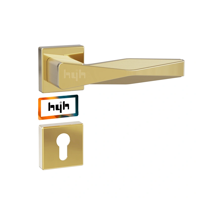 Euro Standard Fashional Solid Brass Door Lock With Brass Computer Keys and Lock Cylinder