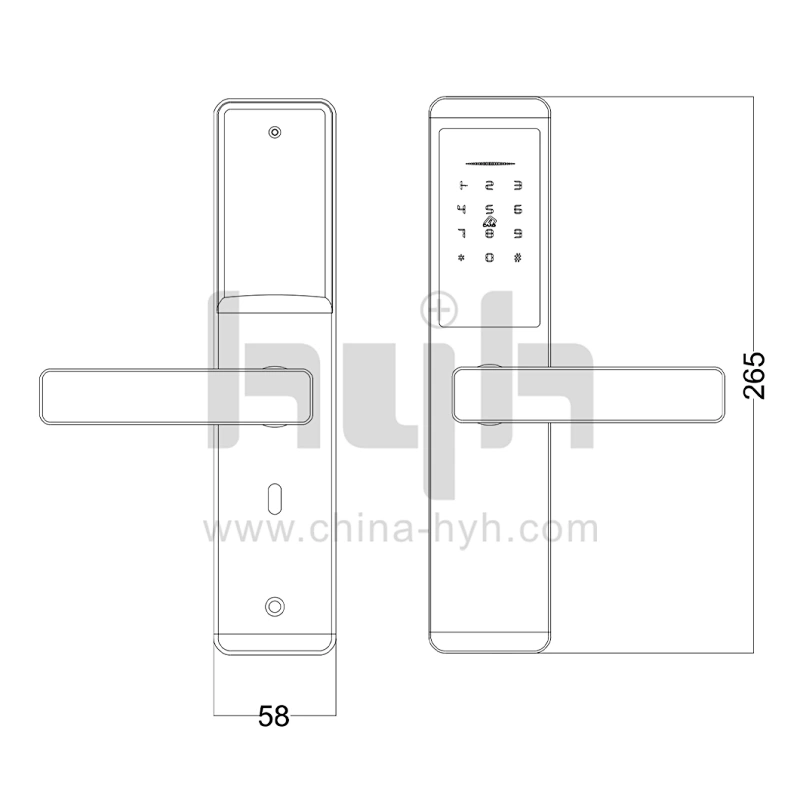 hyh Digital Password Smart Door Lock