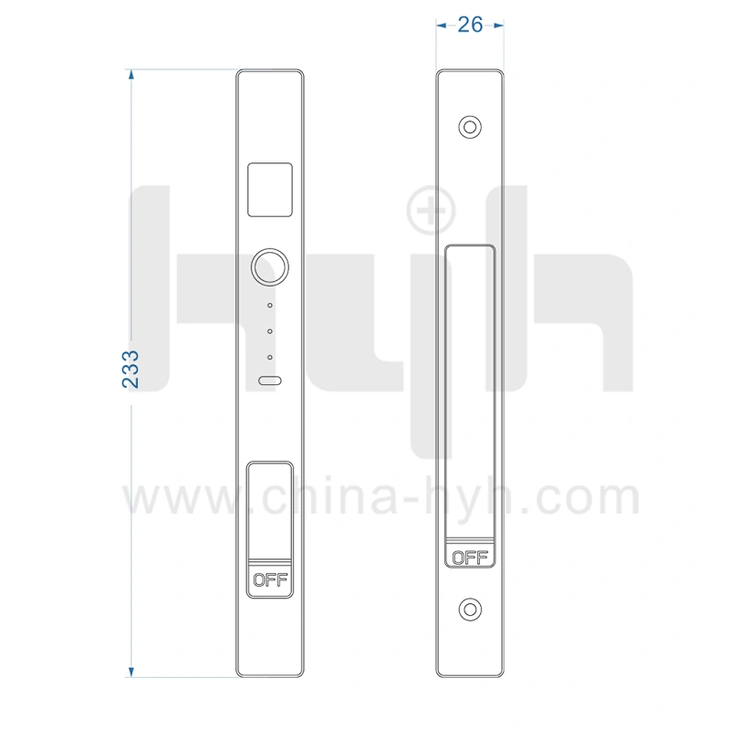 hyh Dummy Lock for Sliding Door Glass Door