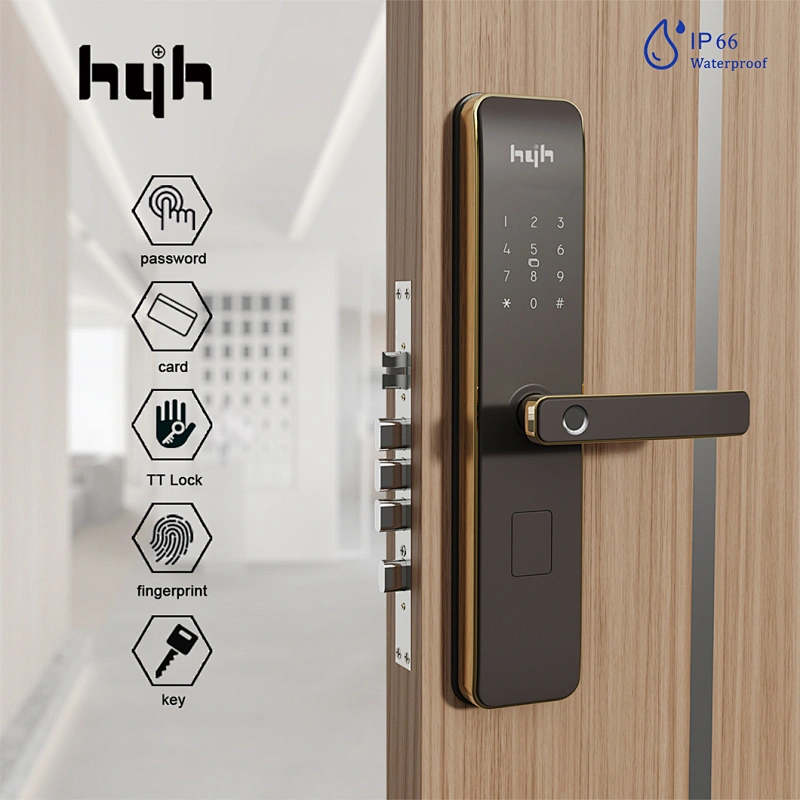 hyh smart door lock with fingerprint access