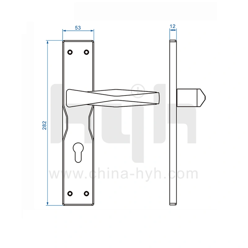 High Quality Entrance Function Exterior Door Mortise Lock Set