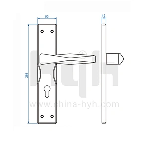 High Quality Entrance Function Exterior Door Mortise Lock Set