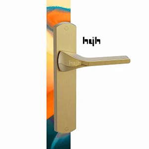 Handle Luxury Security Gold System Bathroom Manufacture Door Lock For Hotel