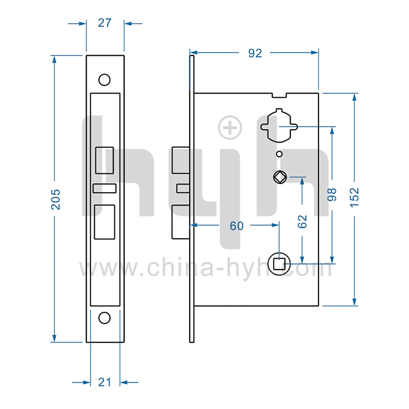 hyh digital apartment door lock with password access