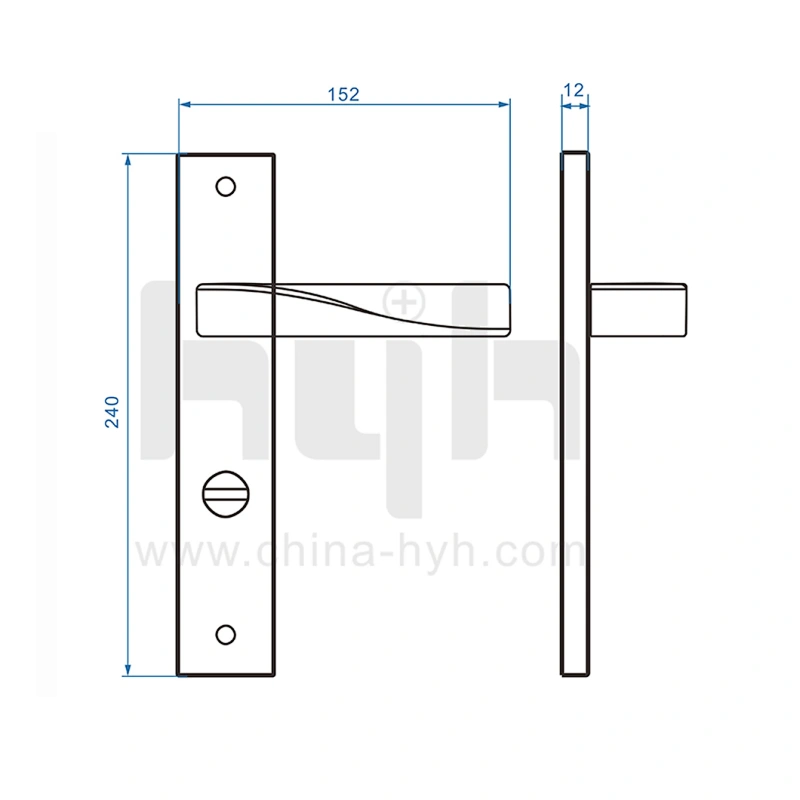 New Patent Zinc Alloy Modern Design Door Lock