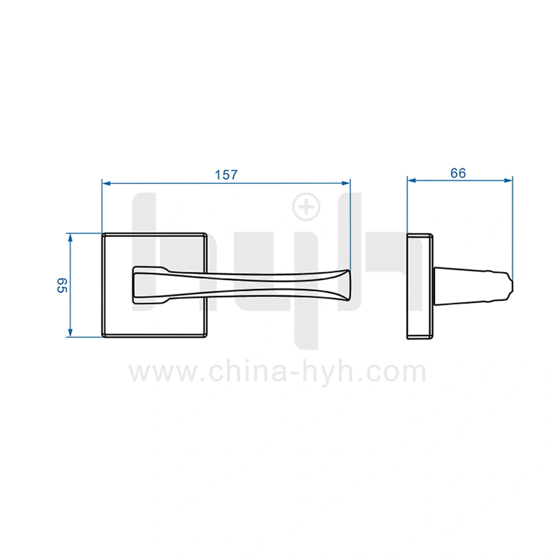Zinc Alloy New Style European Best Products Safety Lock Sets Levers Door Handle Lock