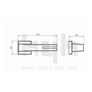 High Quality Royal New Style Fancy Zinc Door Handle Lock