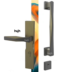 Fancy Design Zinc Commercial Door Pull Handles For Villa Main Door