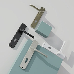 Special Gate Satin Nickel Finish Plate Door Lock