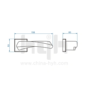 hyh Latest Design Hot Sale Reasonable Price High Security Entry Door Locks