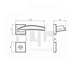 Mortise Handle Interior Bedroom Door Locks