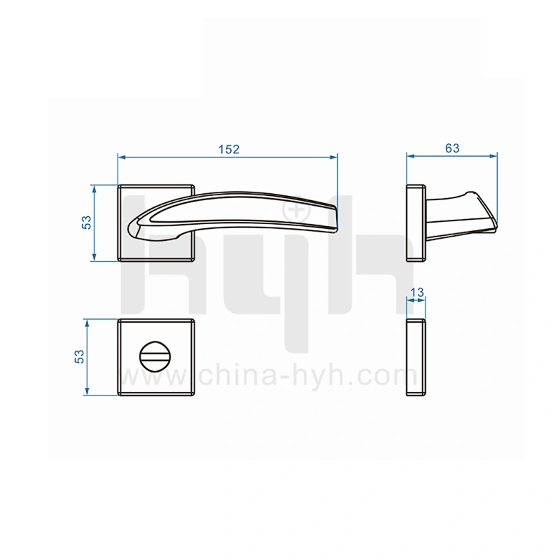 Mortise Handle Interior Bedroom Door Locks