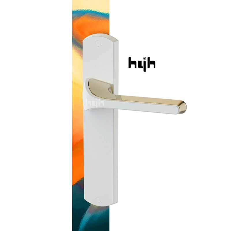 Handle Luxury Security Gold System Bathroom Manufacture Door Lock For Hotel
