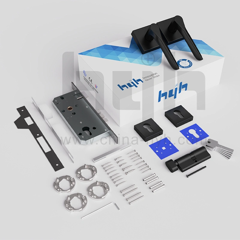 Room high security exterior door lock Home Door Lock With Key, Interior door levers with lock modern