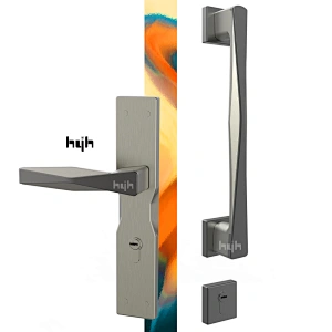 Fancy Design Zinc Commercial Door Pull Handles For Villa Main Door