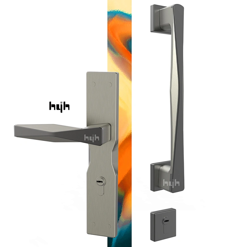 Fancy Design Zinc Commercial Door Pull Handles For Villa Main Door