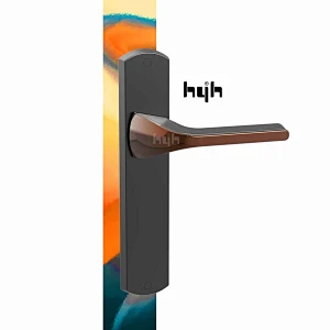 Handle Luxury Security Gold System Bathroom Manufacture Door Lock For Hotel