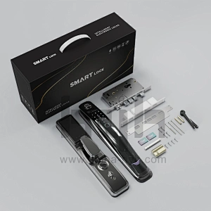 hyh aluminum alloy 3D face recognition smart door lock