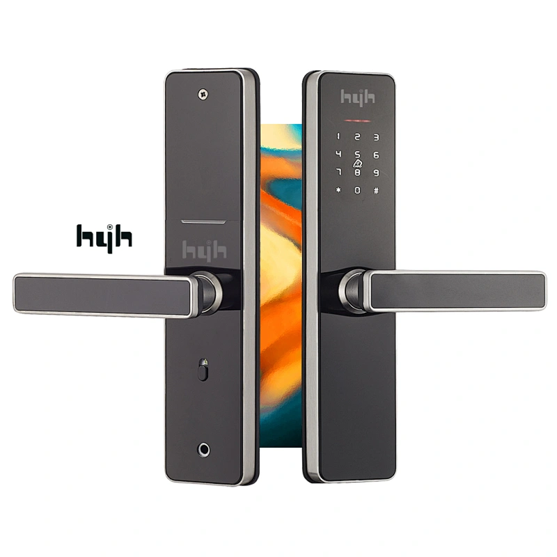 hyh card access smart door lock for apartment