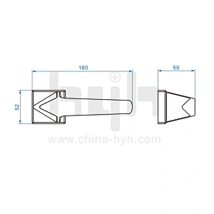 Zamak Factory Price Good Quality Passage Door Handle Lock Best Products