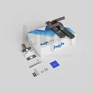 Handle Luxury Security Gold System Bathroom Manufacture Door Lock For Hotel