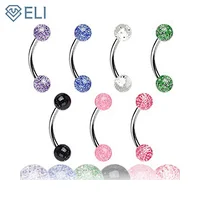 Fashion Acrylic Curved barbell